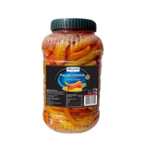 Paprika peperoni LOMBARDI, 2,7 kg / 1,2 kg